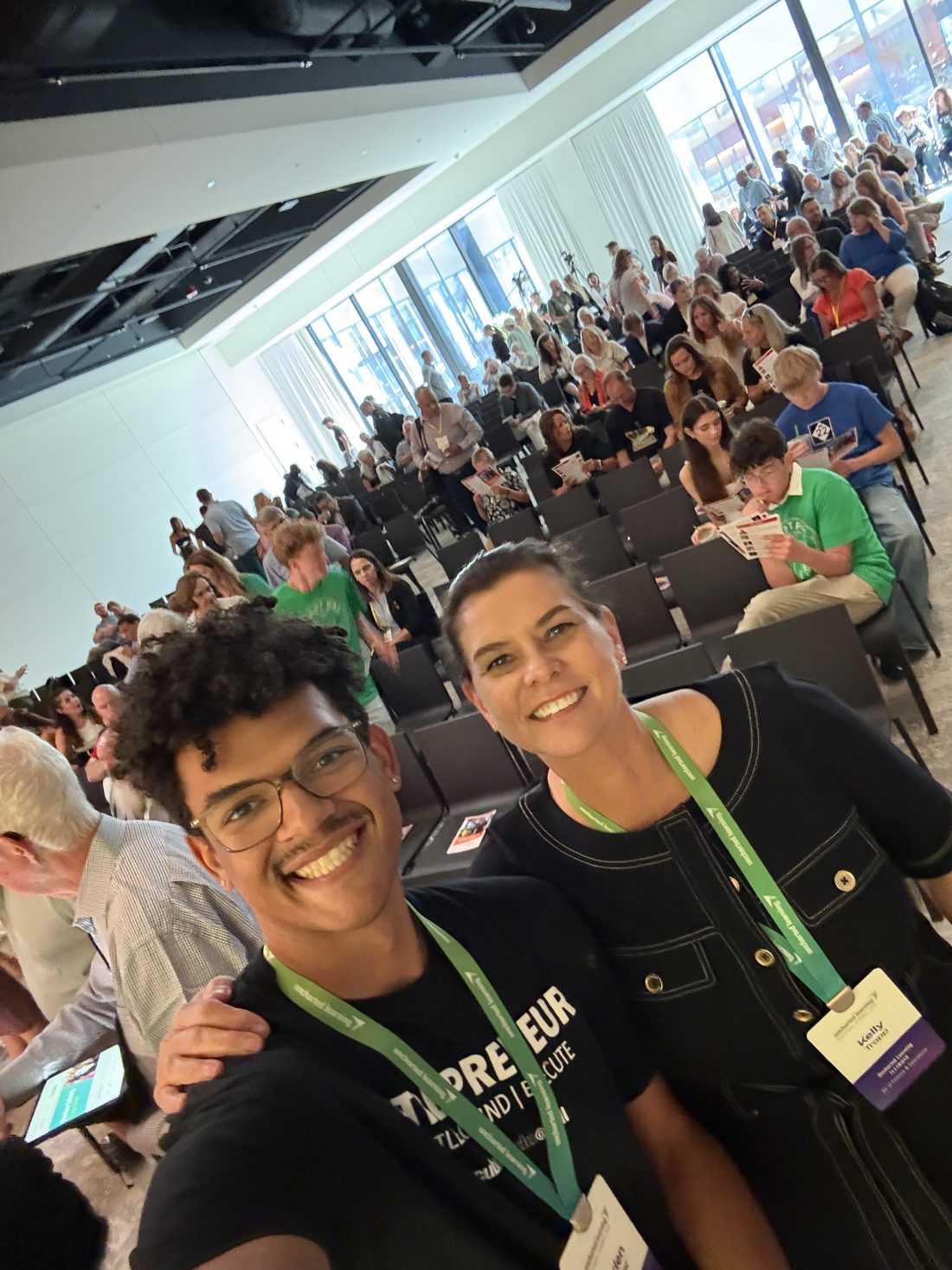 Ayden at a national entrepreneurship event